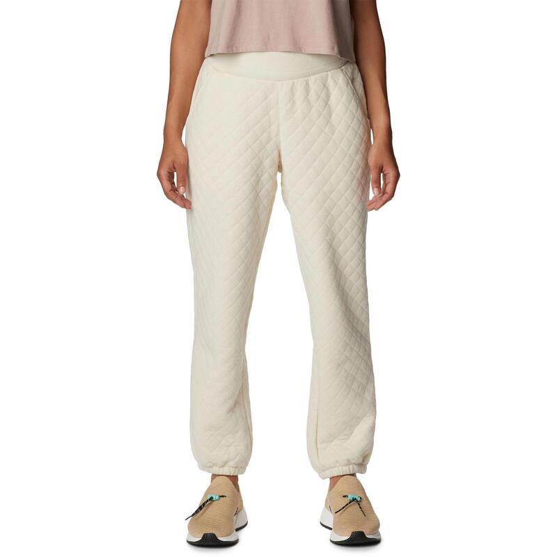 Spodnie dresowe Columbia Lodge Quilted Jogger - piaskowy