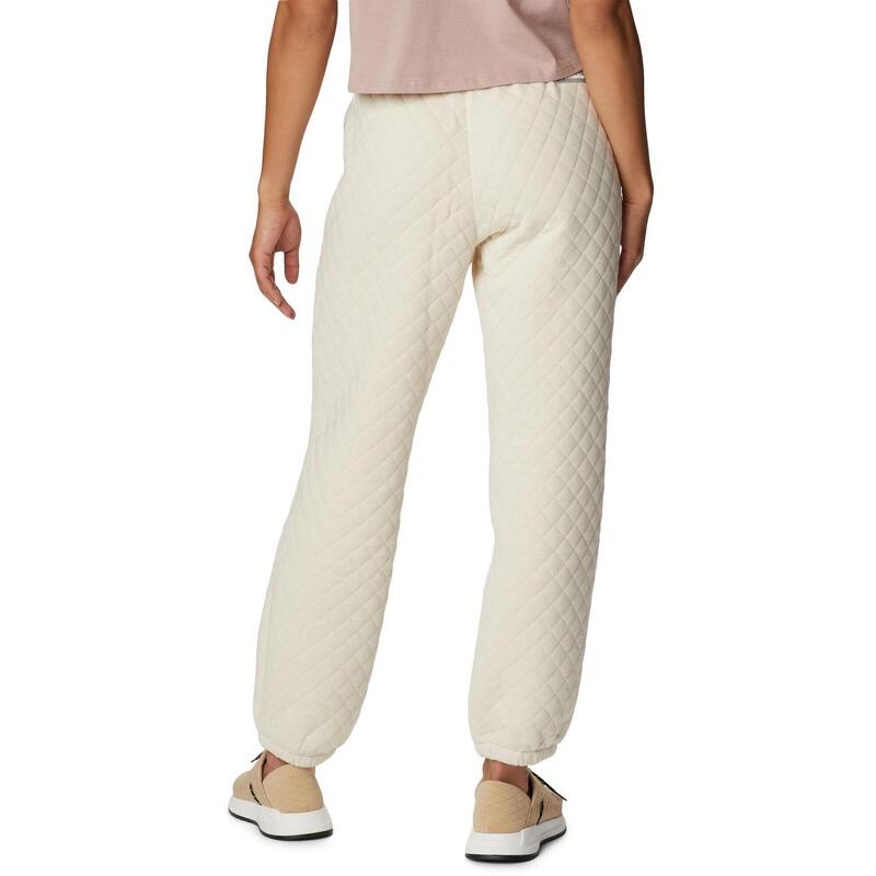 Pantaloni de trening Columbia Lodge Quilted Jogger - nisip femei