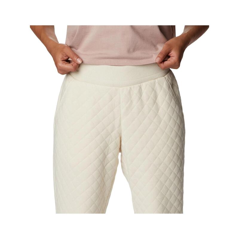 Pantaloni de trening Columbia Lodge Quilted Jogger - nisip femei