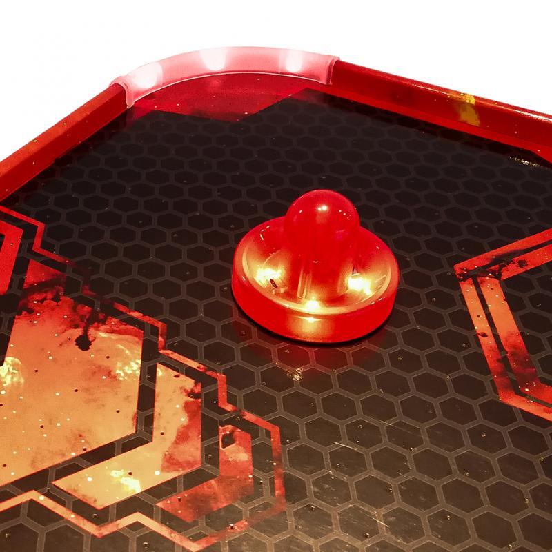 Masa Air Hockey Fire vs Ice, LED, tablă scor electronică, 135 cm