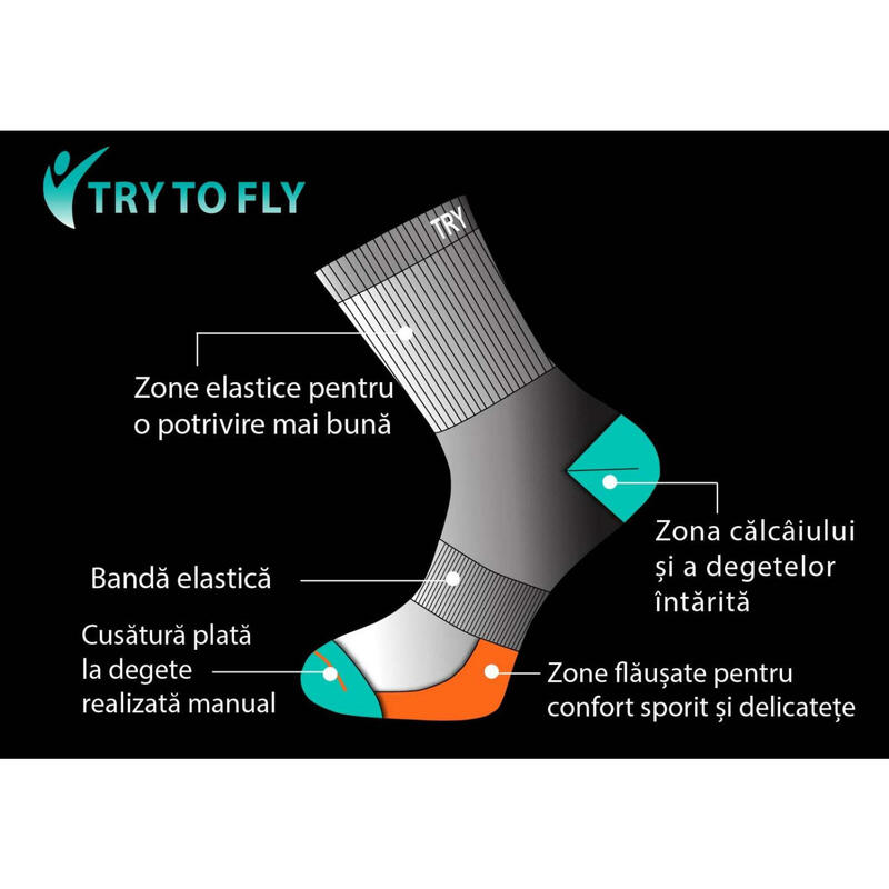 Sosete bumbac Active Lifestyle Socks Squares Verde Petrol, 39-42 EU