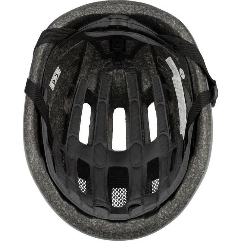 Cască bicicletă Summit, ajustabilă pentru adulți, negru, mărime unică.