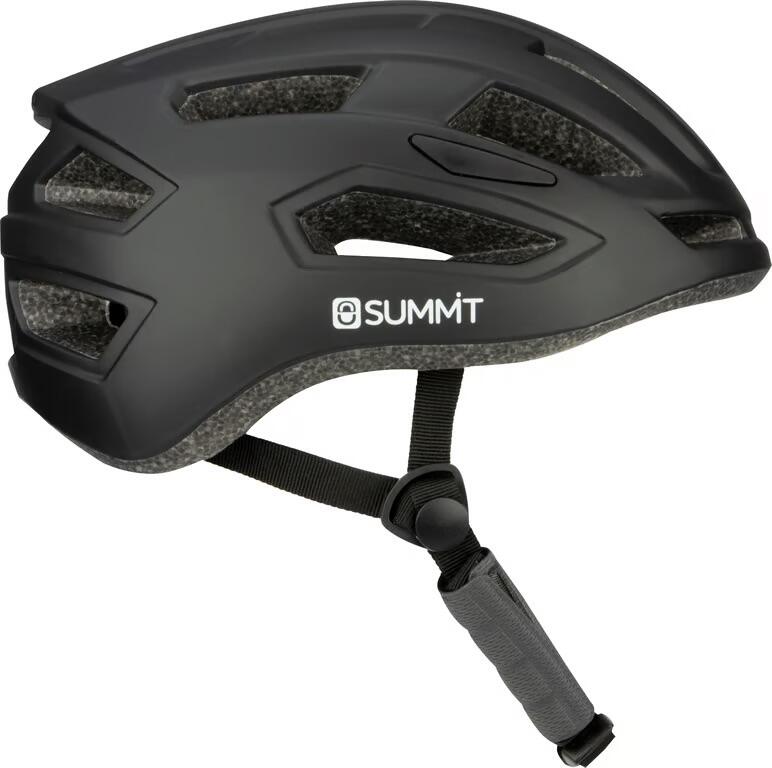 Summit Fietshelm, Verstelbaar voor Volwassenen, Zwart, One Size 2/6