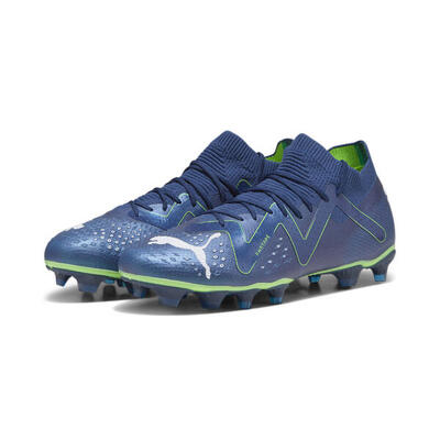 Scarpe da calcio FUTURE PRO FG/AG da uomo PUMA Persian Blue White Pro Green