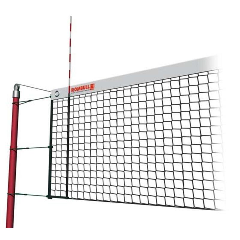 Rede básica de Voleibol de praia com alça superior em PVC Cor: PRETO