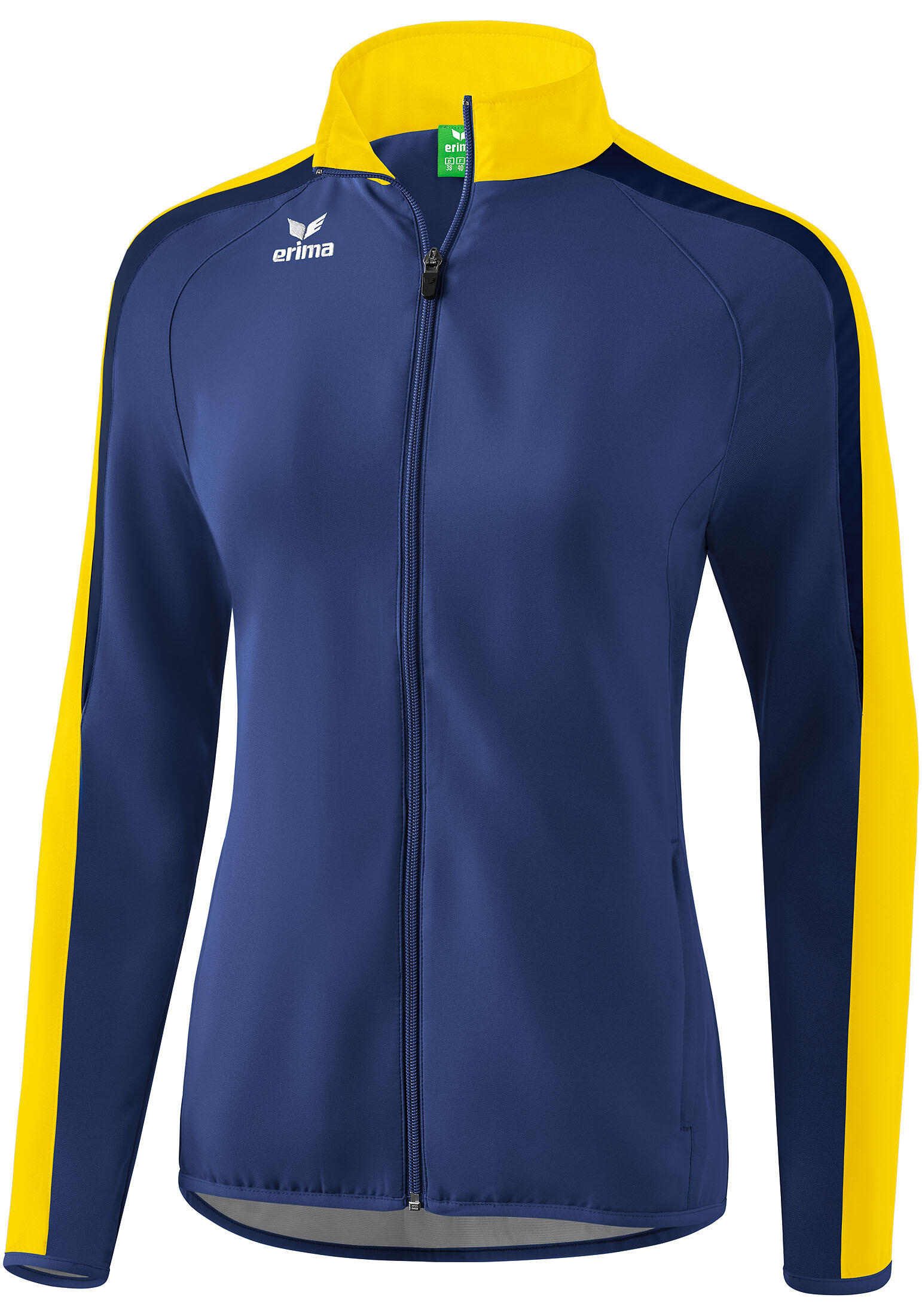 Erima Liga 2.0 Presentatiejack Dames - New Navy / Geel / Donker Navy 5/6