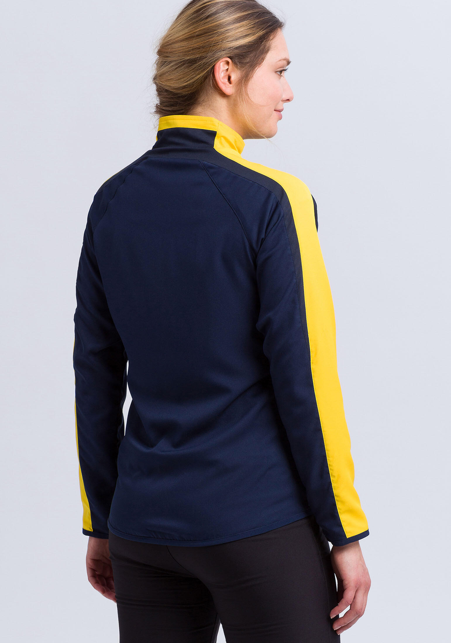 Erima Liga 2.0 Presentatiejack Dames - New Navy / Geel / Donker Navy 2/6