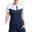 Tricou ERIMA Squad Alb/Navy/Gri