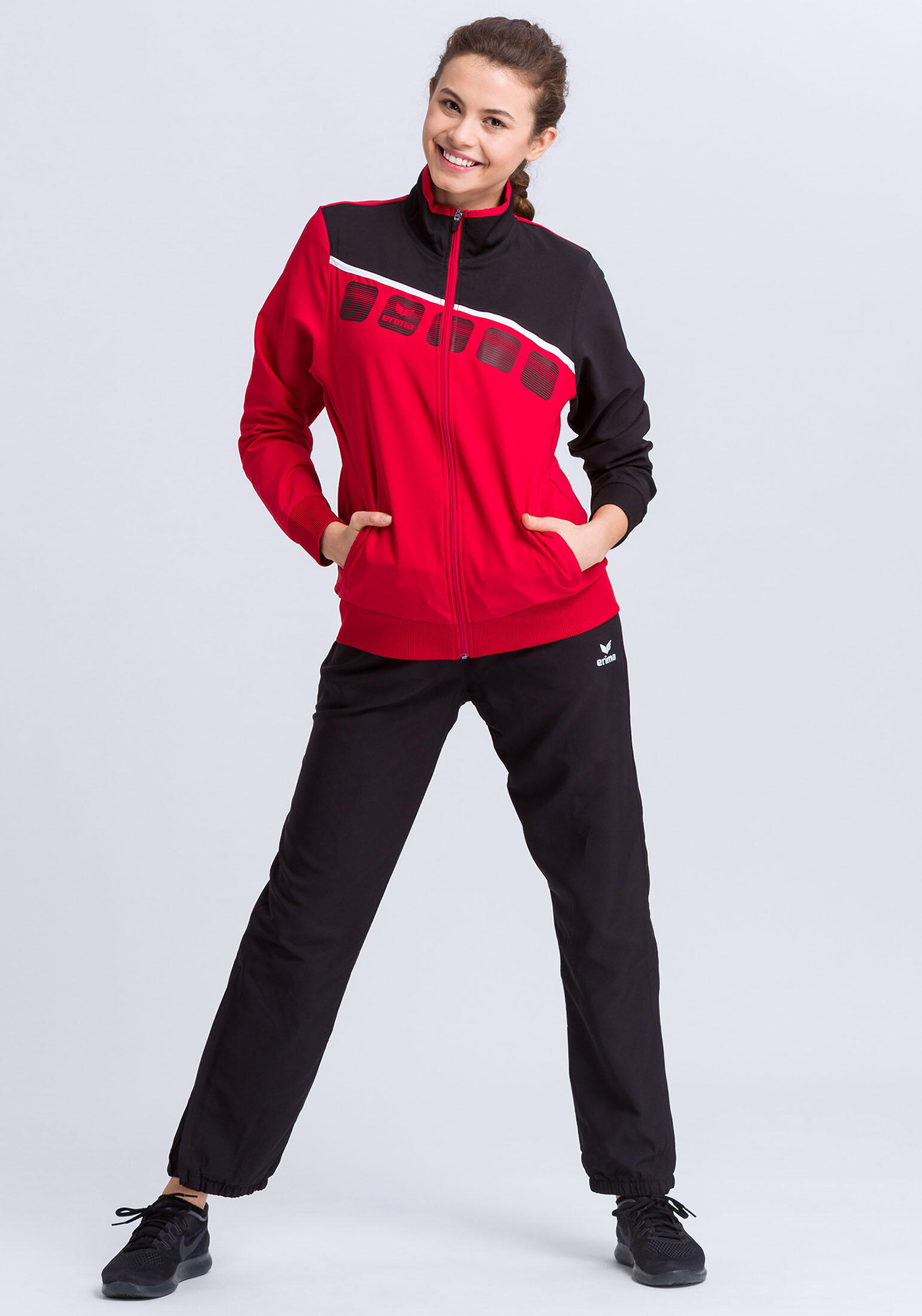 Trainingsjack vrouw Erima 5-C 3/7