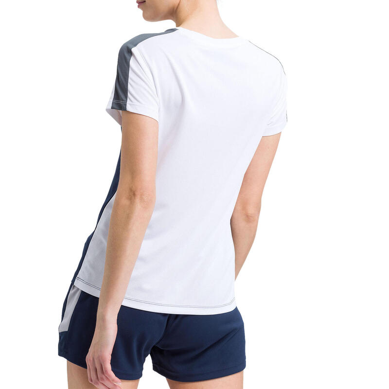 Tricou ERIMA Squad Alb/Navy/Gri