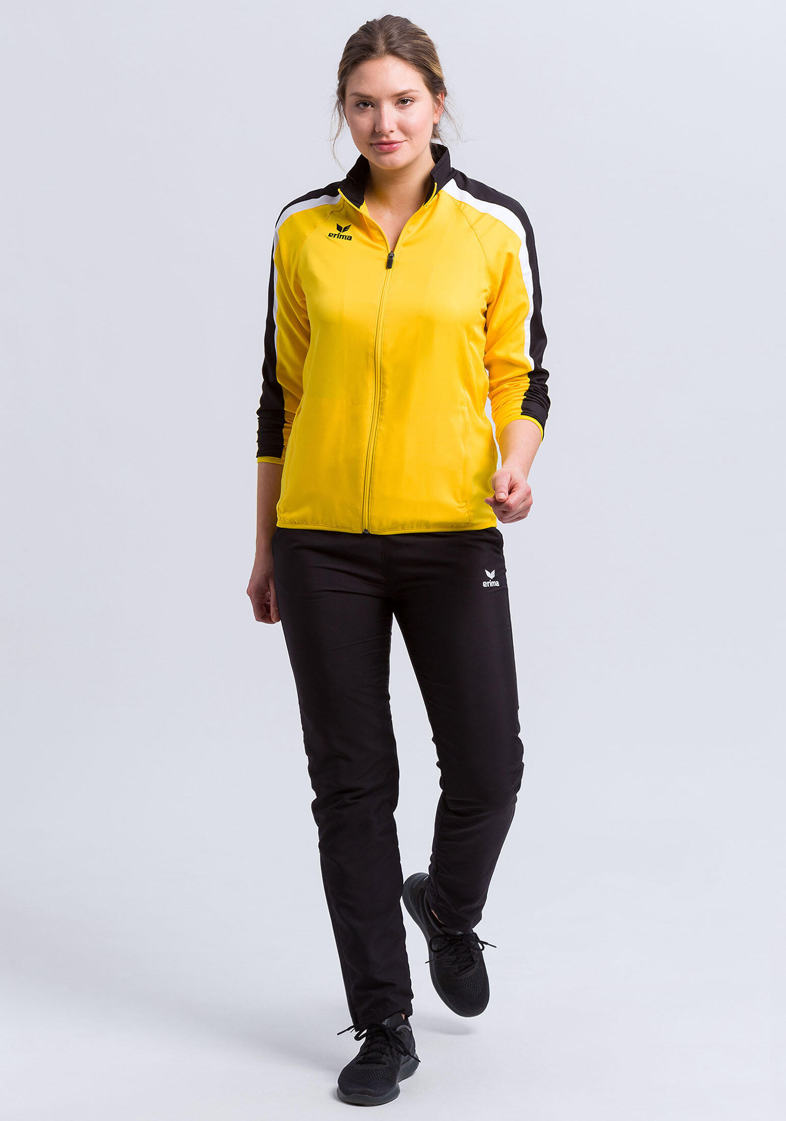 Erima Liga 2.0 Presentatiejack Dames - Geel / Zwart / Wit 3/6