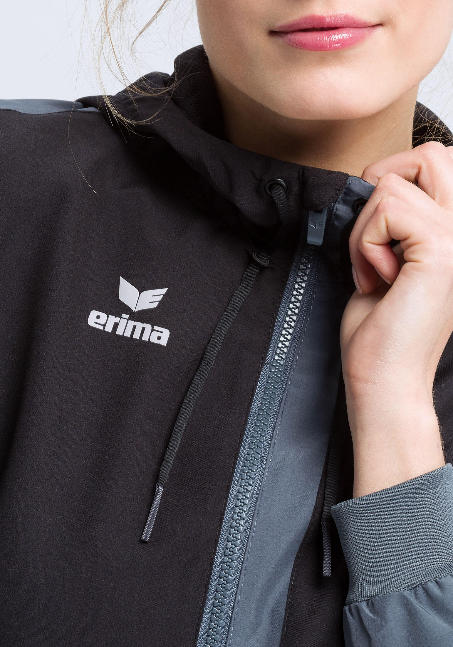 Kapuzenjacke für Damen Erima Tracktop Squad 4/7