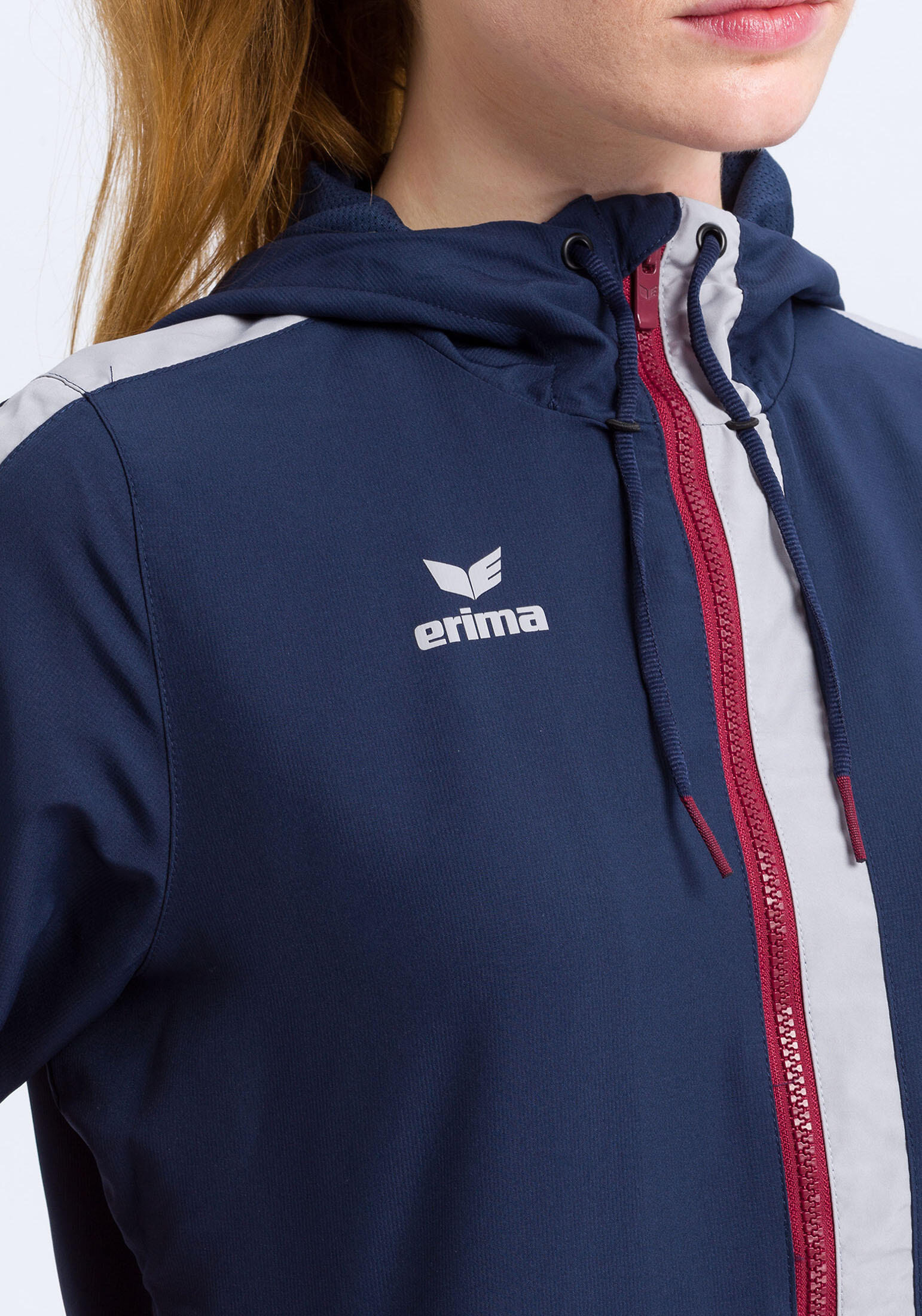 Casaco com capuz mulher Erima Tracktop Squad 4/7