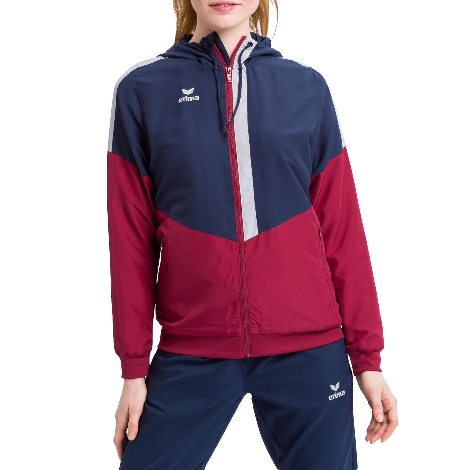 Erima Giacca con cappuccio da donna Tracktop Squad