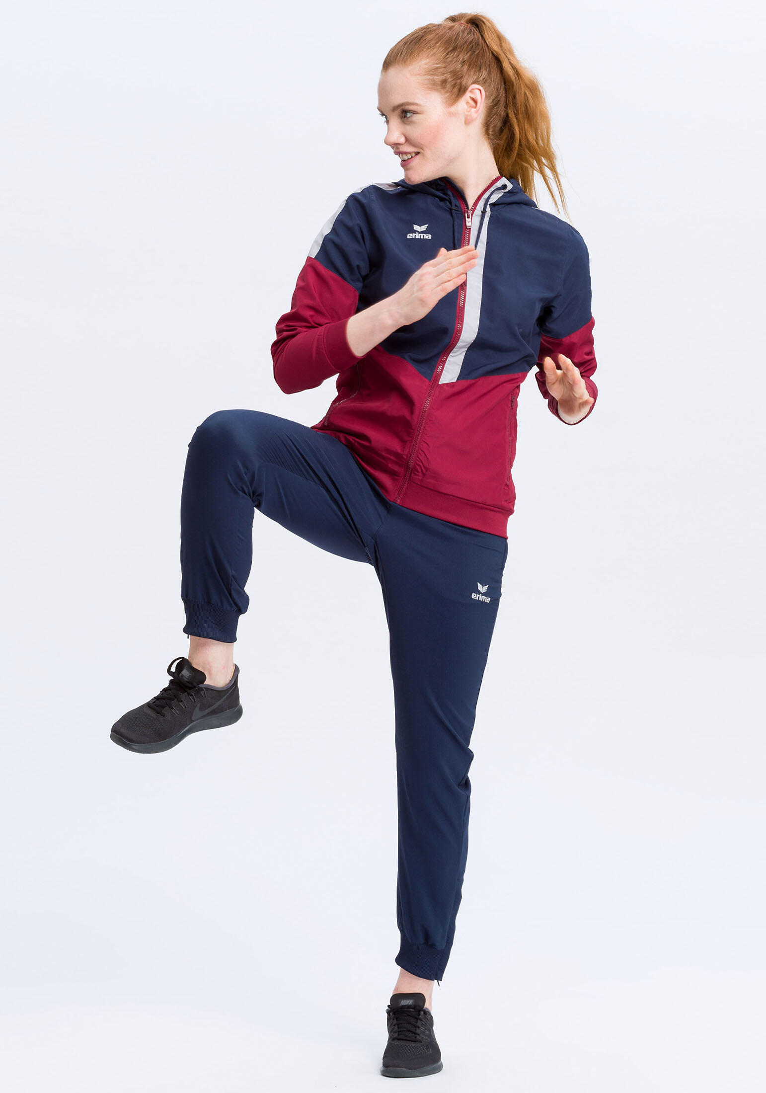 Casaco com capuz mulher Erima Tracktop Squad 3/7