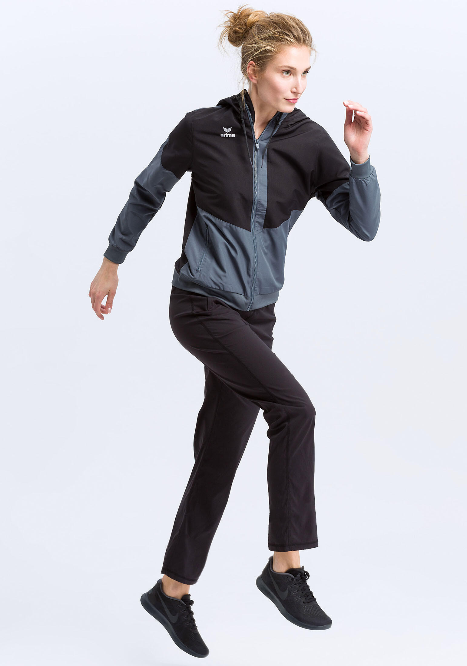 Kapuzenjacke für Damen Erima Tracktop Squad 3/7