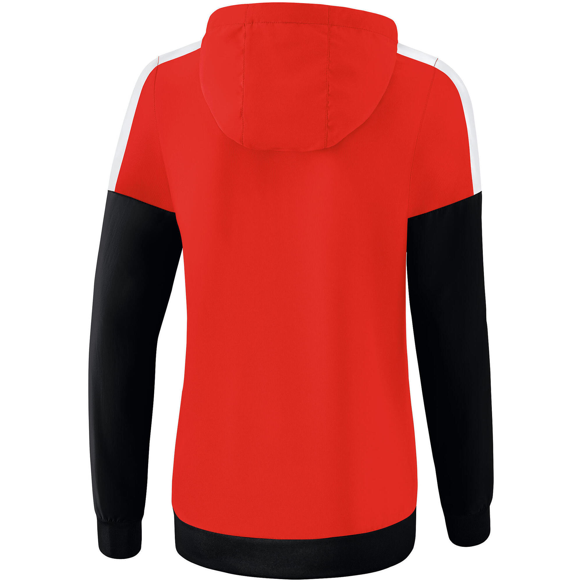 Erima Squad Tracktop - Giacca Con Cappuccio Da Donna - Leggera, Con Tasche E Fodera In Rete - Ideale Per Sport E Tempo Libero - 4