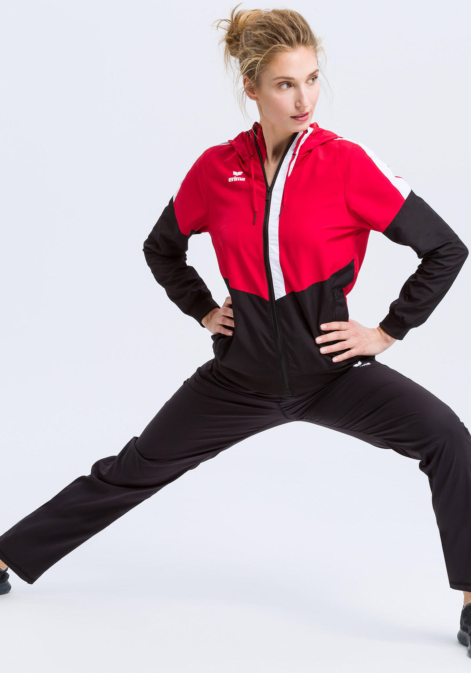 Hooded jasje vrouw Erima Tracktop Squad 3/7