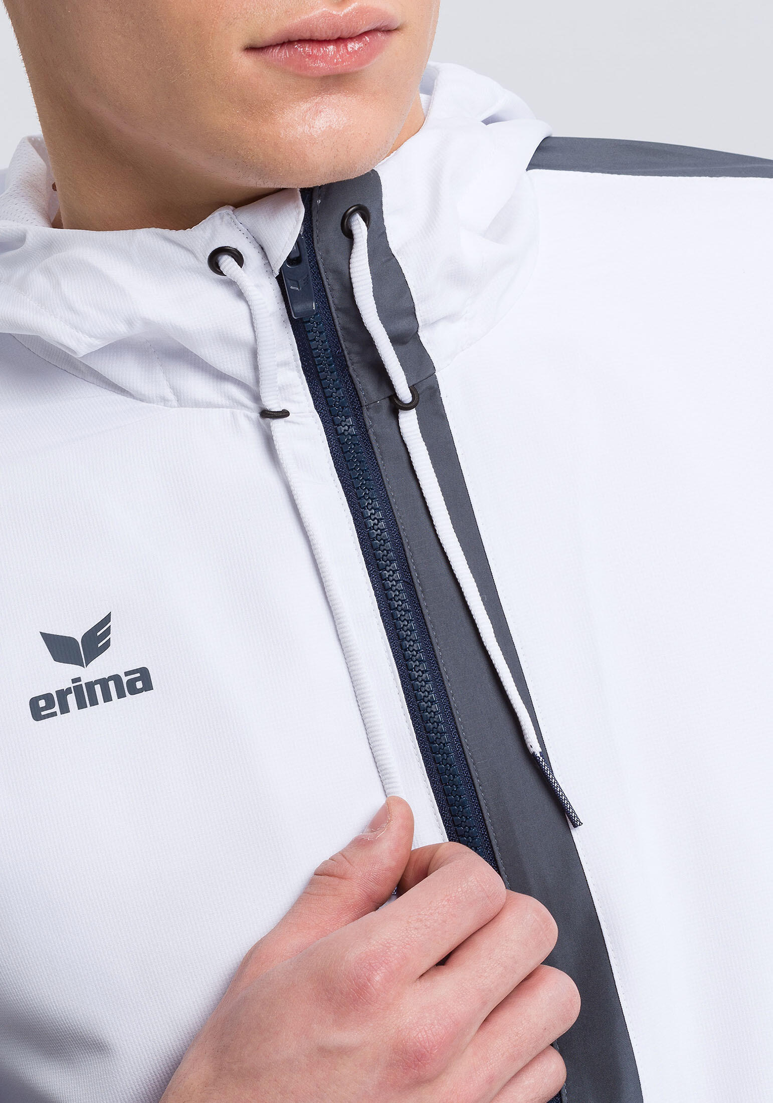Herren Tracktop Trainingsjacke mit kapuze Squad 4/7