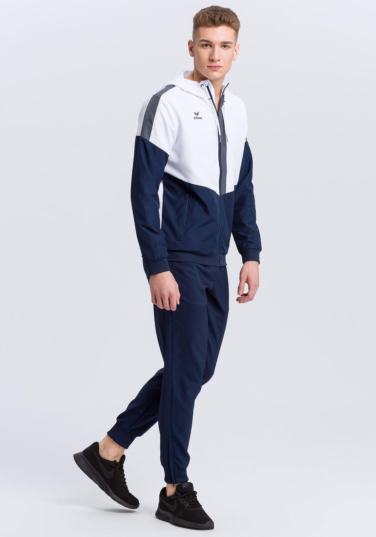 Herren Tracktop Trainingsjacke mit kapuze Squad 3/7
