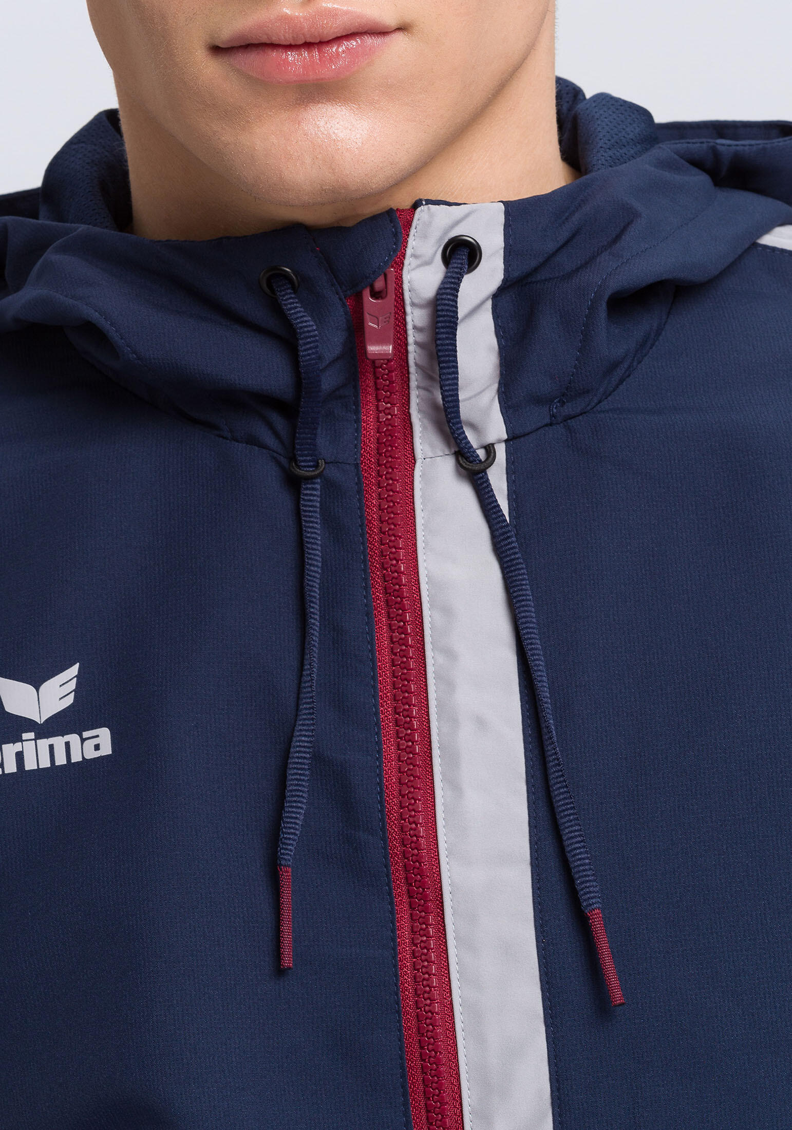Herren Tracktop Trainingsjacke mit kapuze Squad 4/7