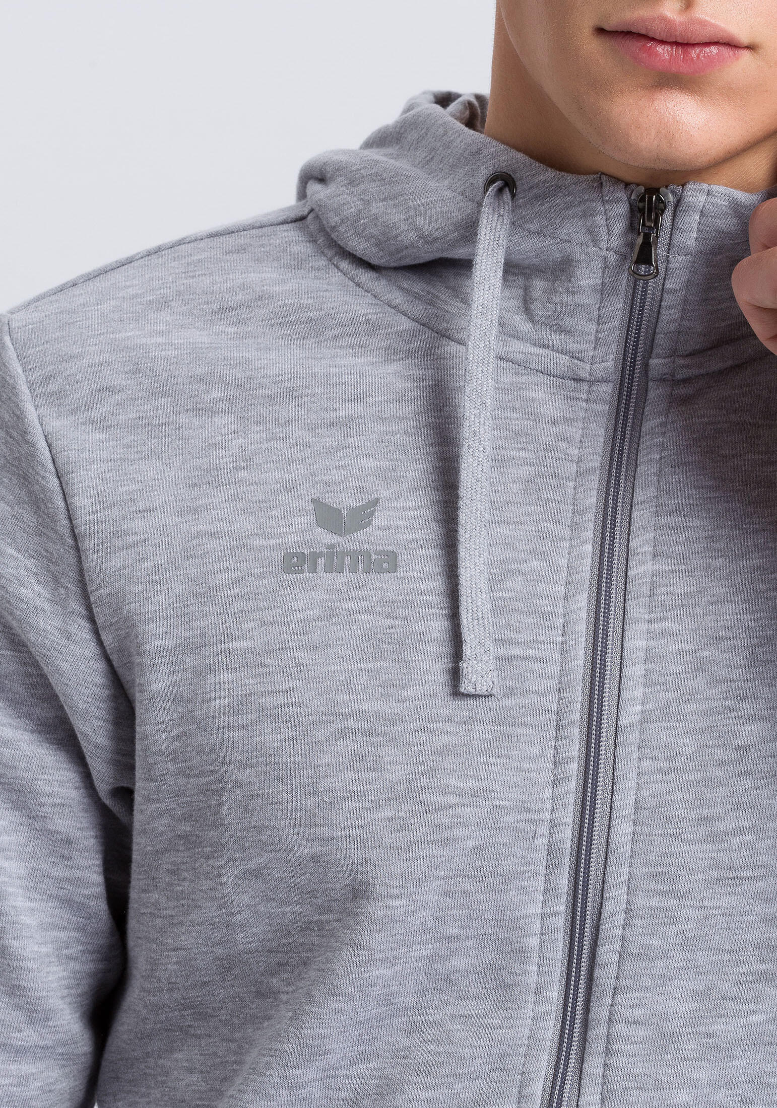 Hooded sweatshirt met rits Erima Basic 4/7