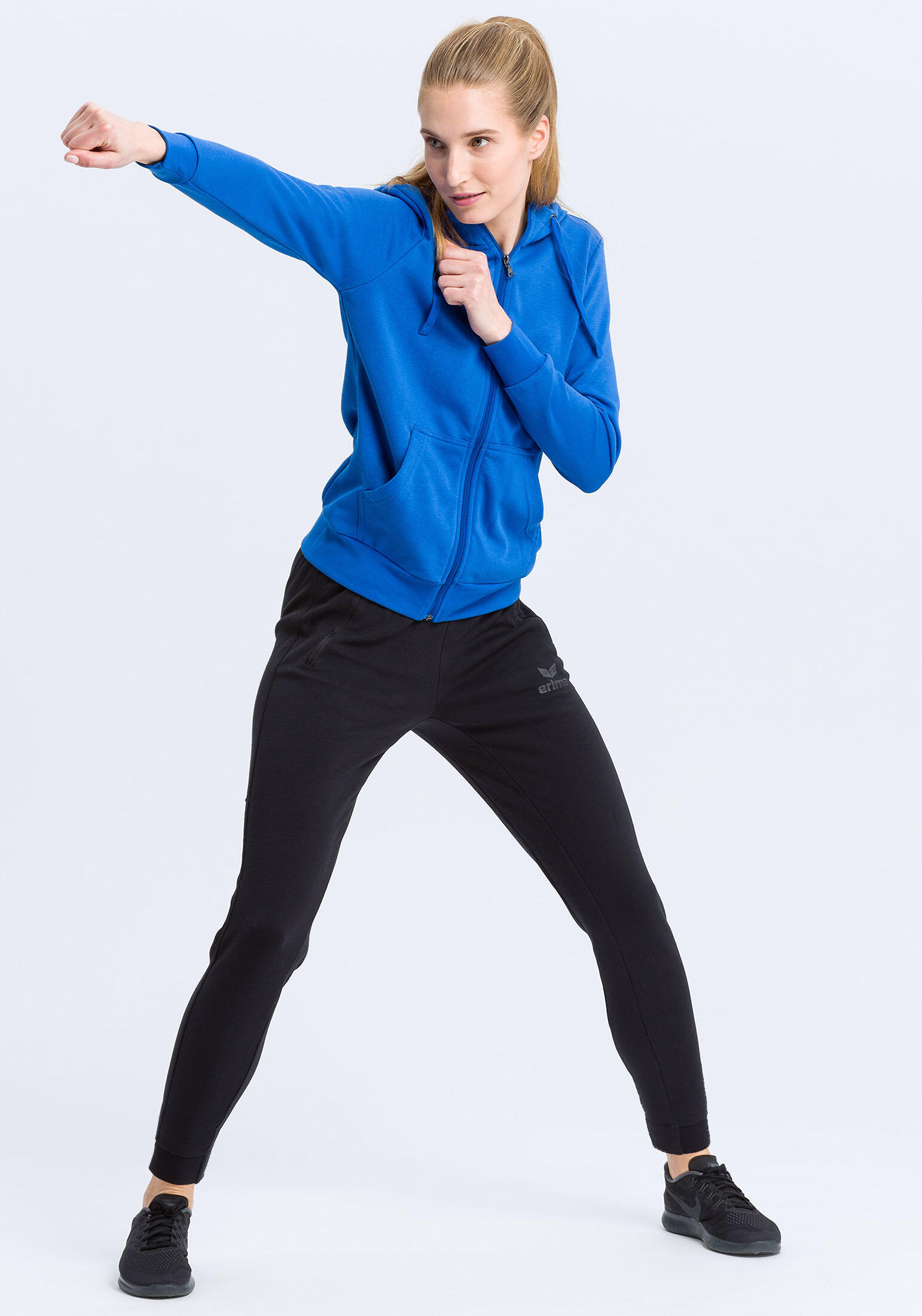 Damen Kapuzensweatjacke 3/7