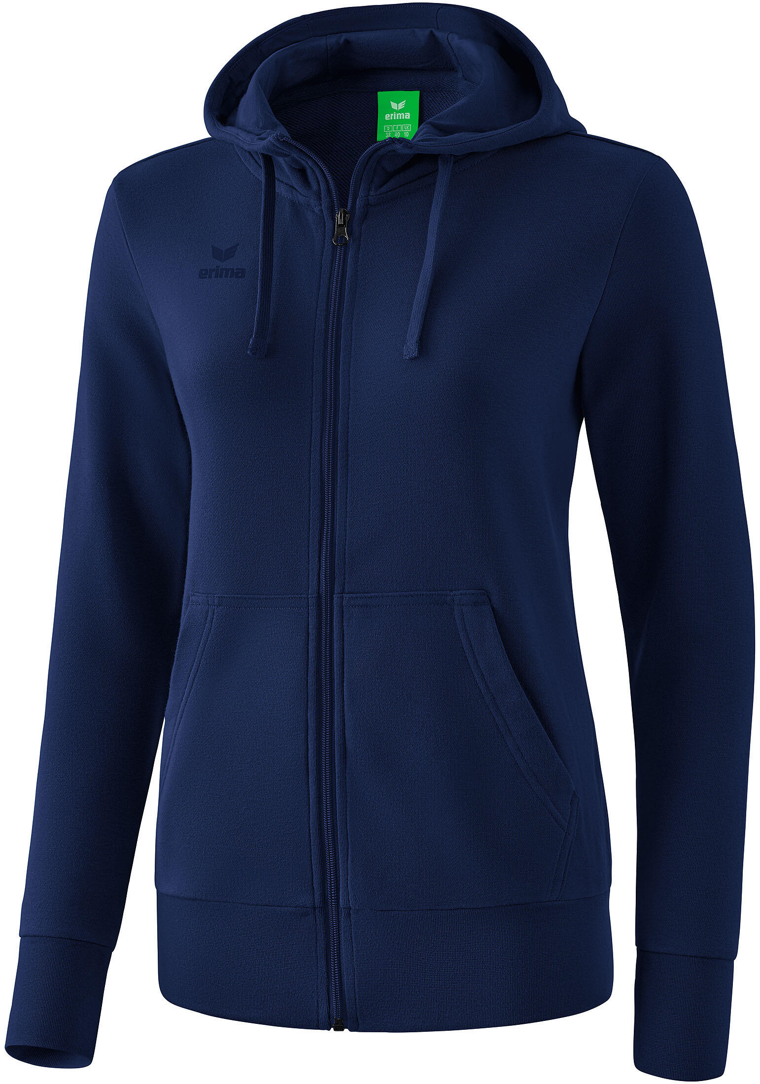 Damen Kapuzensweatjacke 5/8