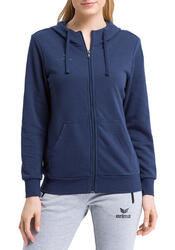 Sweat zippé à capuche femme Erima Basic