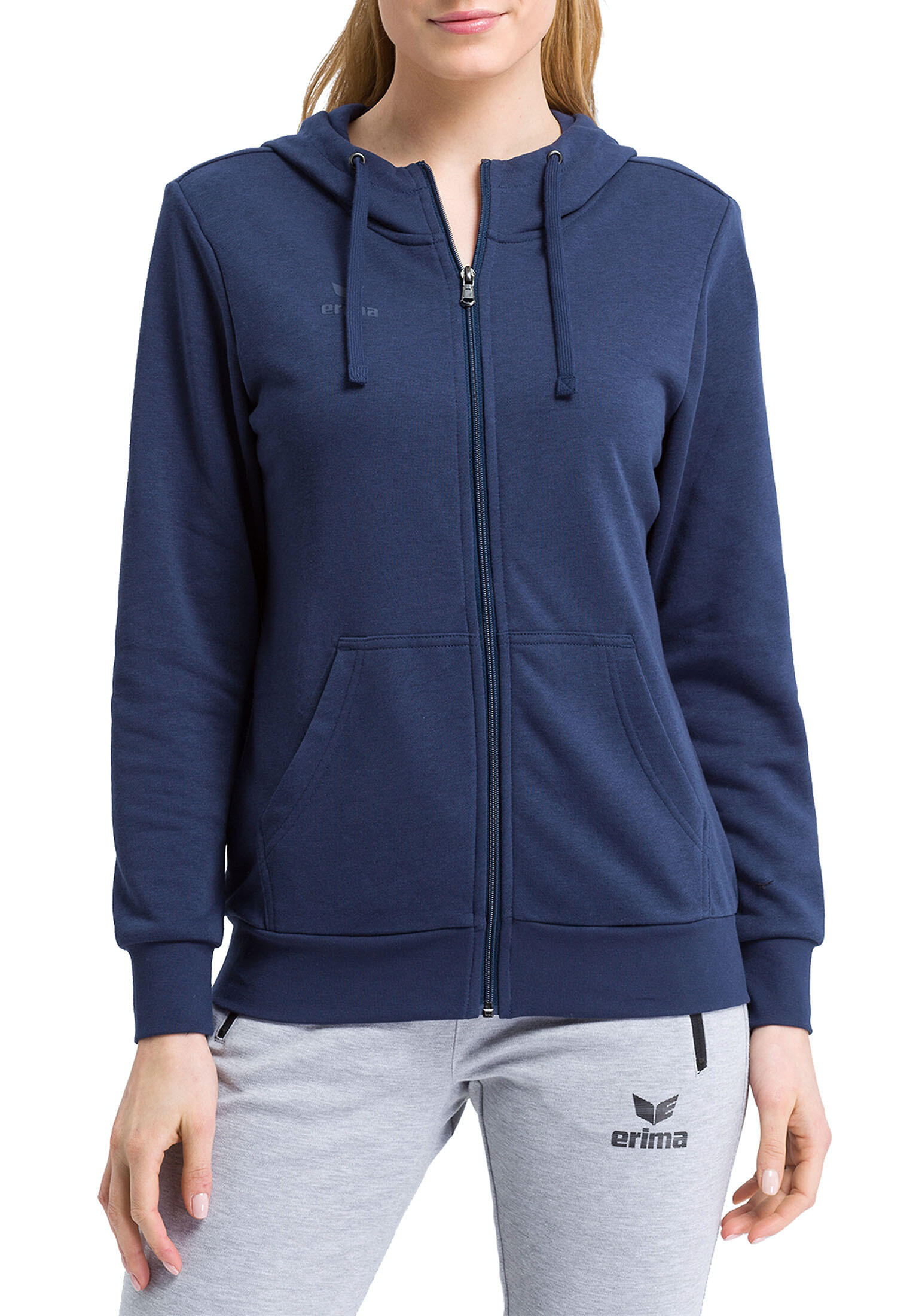 ERIMA Dameshoodie met rits Erima Basic