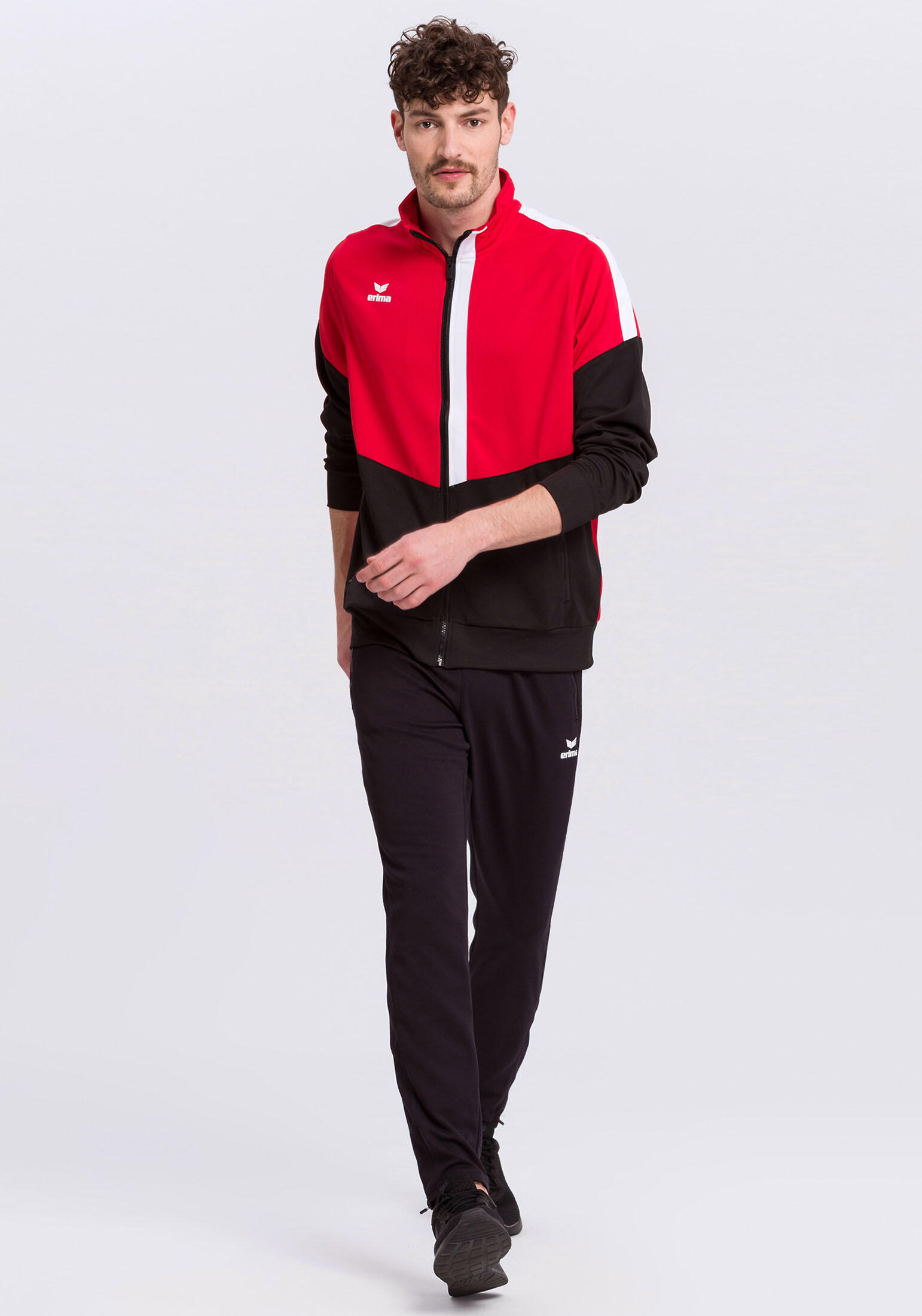 Pantaloni de Trening ERIMA Squad Negru/Alb 3/7