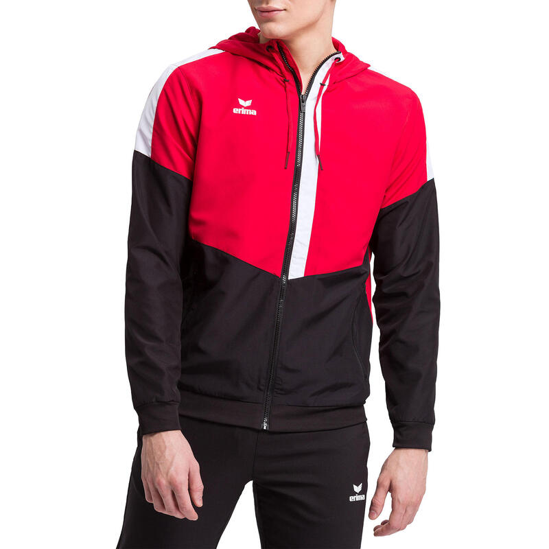 Jacket d'entraînement Squad Men Polyester rouge / noir Taille xxl