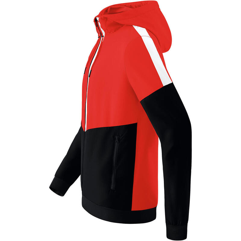 Trainingsjack Squad heren polyester rood/zwart maat XXL