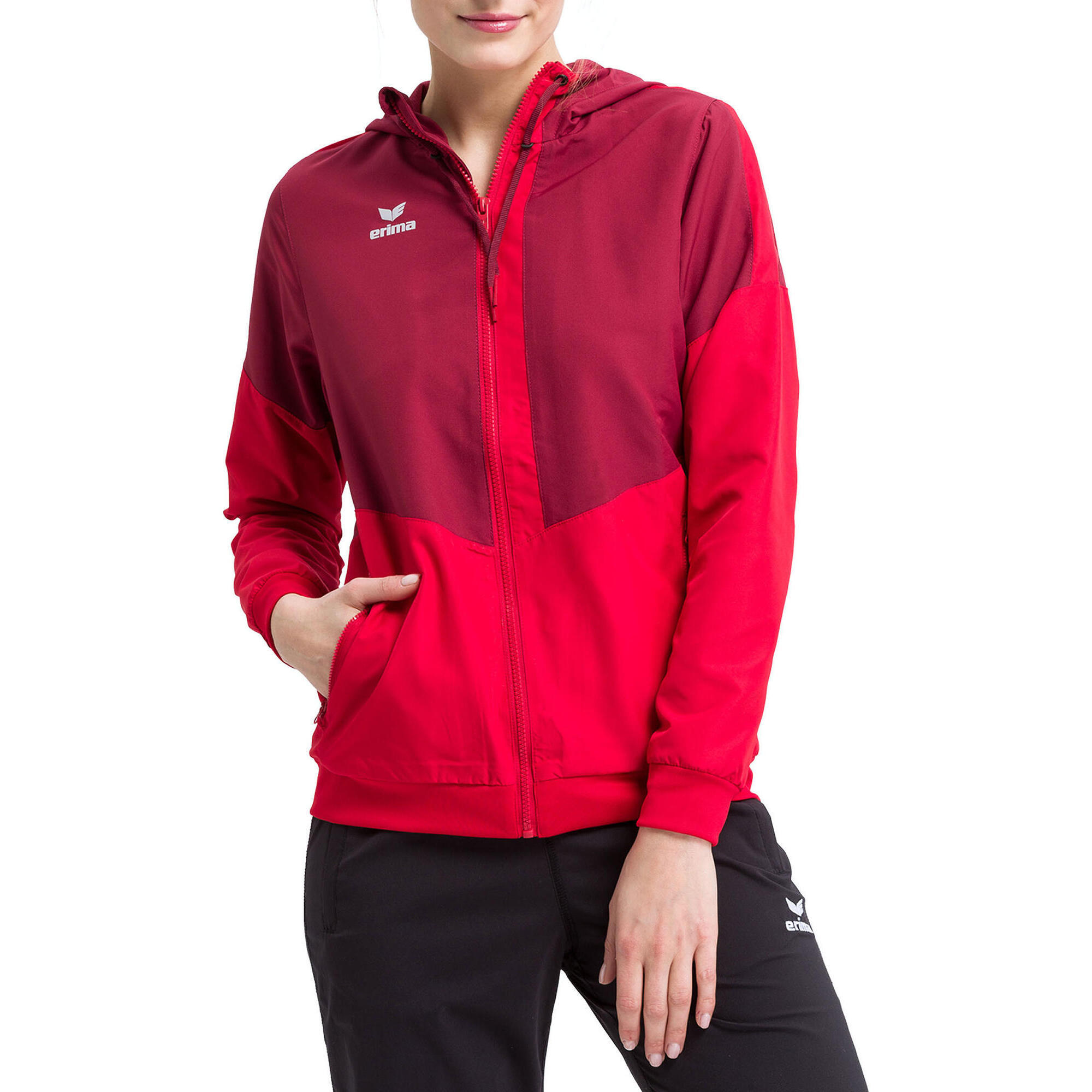 Women's hooded jacket Erima Tracktop Squad