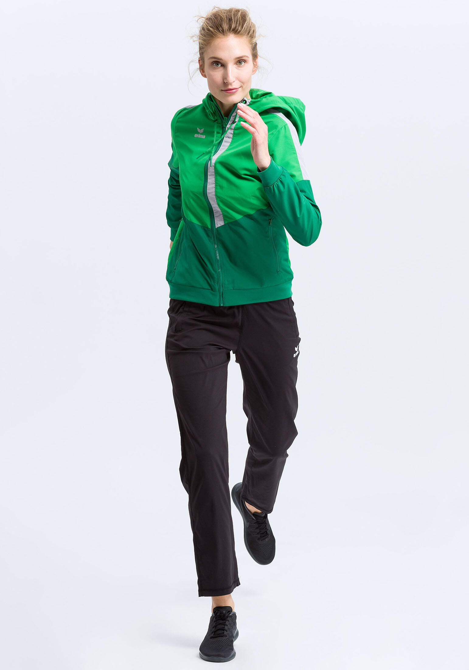 Jacheta ERIMA Squad Verde/Gri 3/7