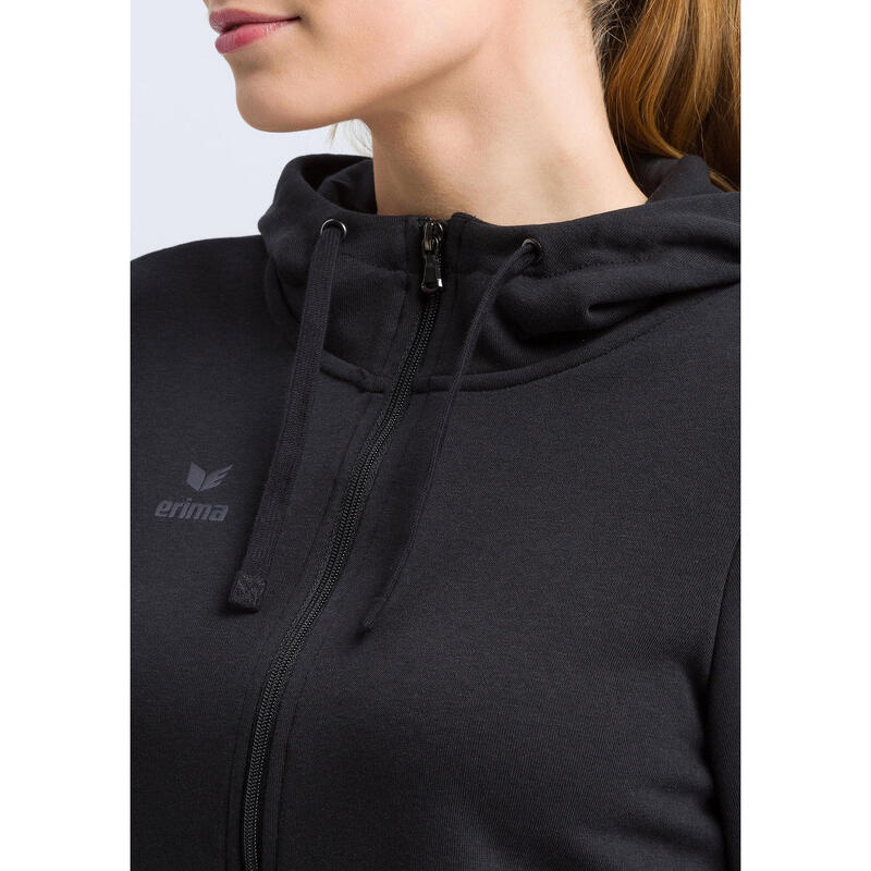 Sweat zippé à capuche femme Erima Basic