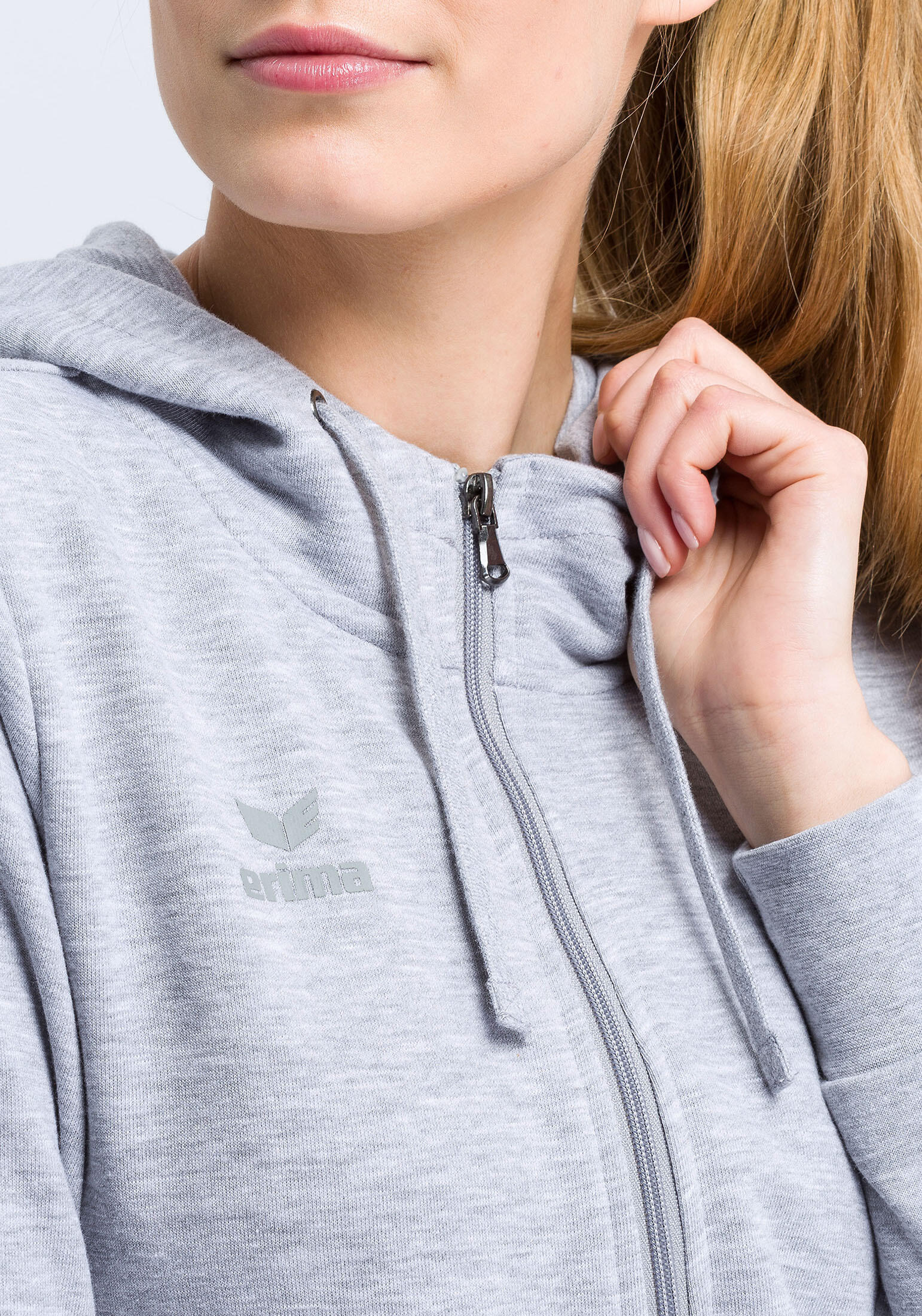 Jacheta cu Gluga ERIMA  Sweat Gri 4/7