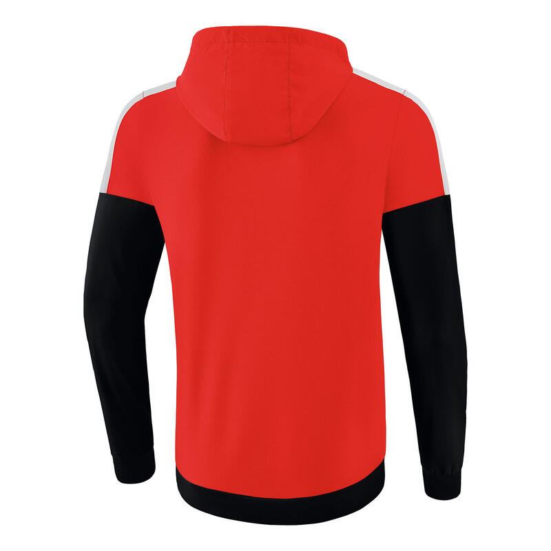 Trainingsjack Squad heren polyester rood/zwart maat XXL