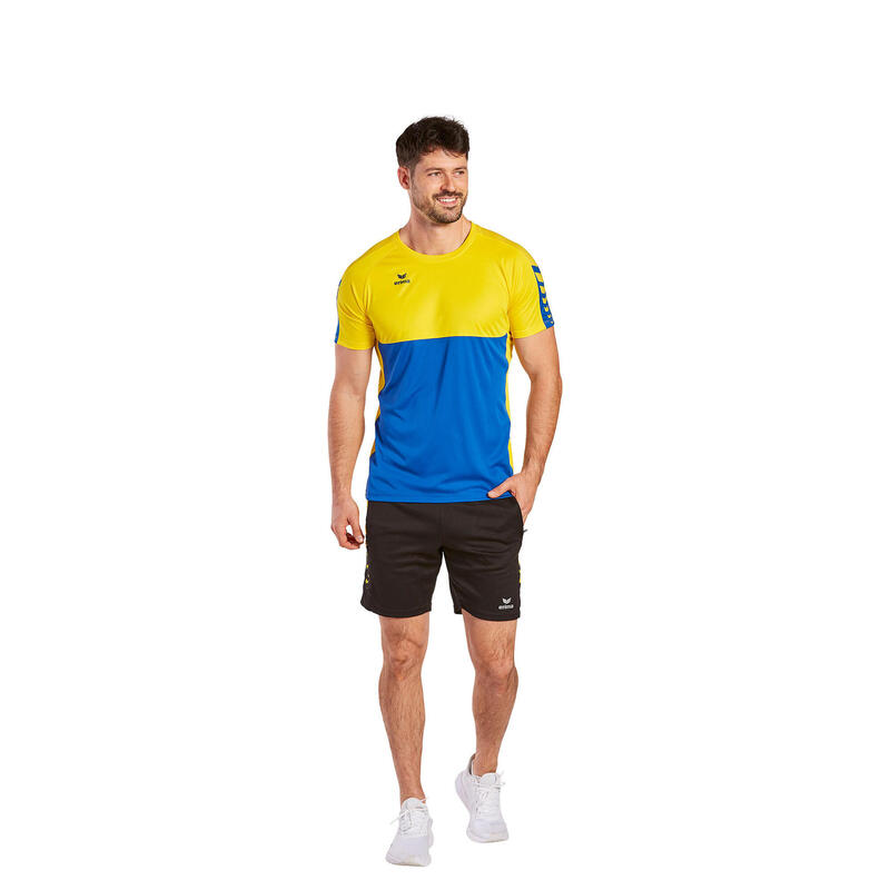 565 Tricou Erima Six Wings Multicolor, guler rotund