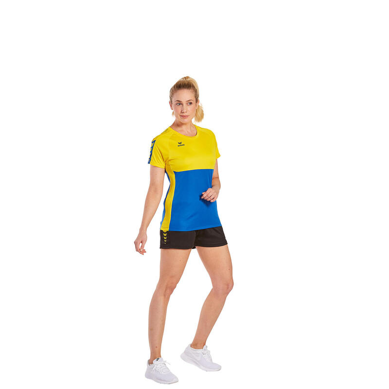 565 Tricou Erima Six Wings Multicolor, guler rotund
