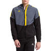 Erima trainingsjack Squad heren polyester grijs/zwart