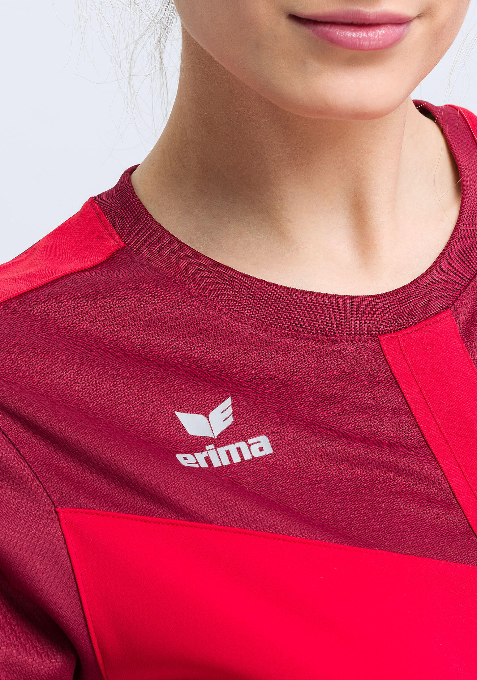 Tricou Squad Erima Visiniu/Rosu 4/7