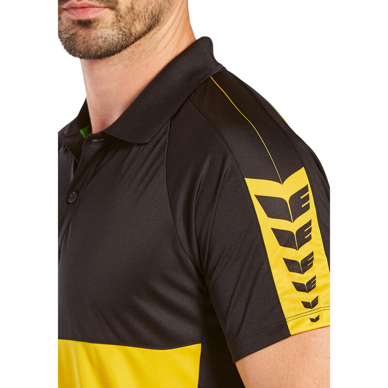 Tricou polo 565 Erima Six Wings Multicolor, guler cu nasturi