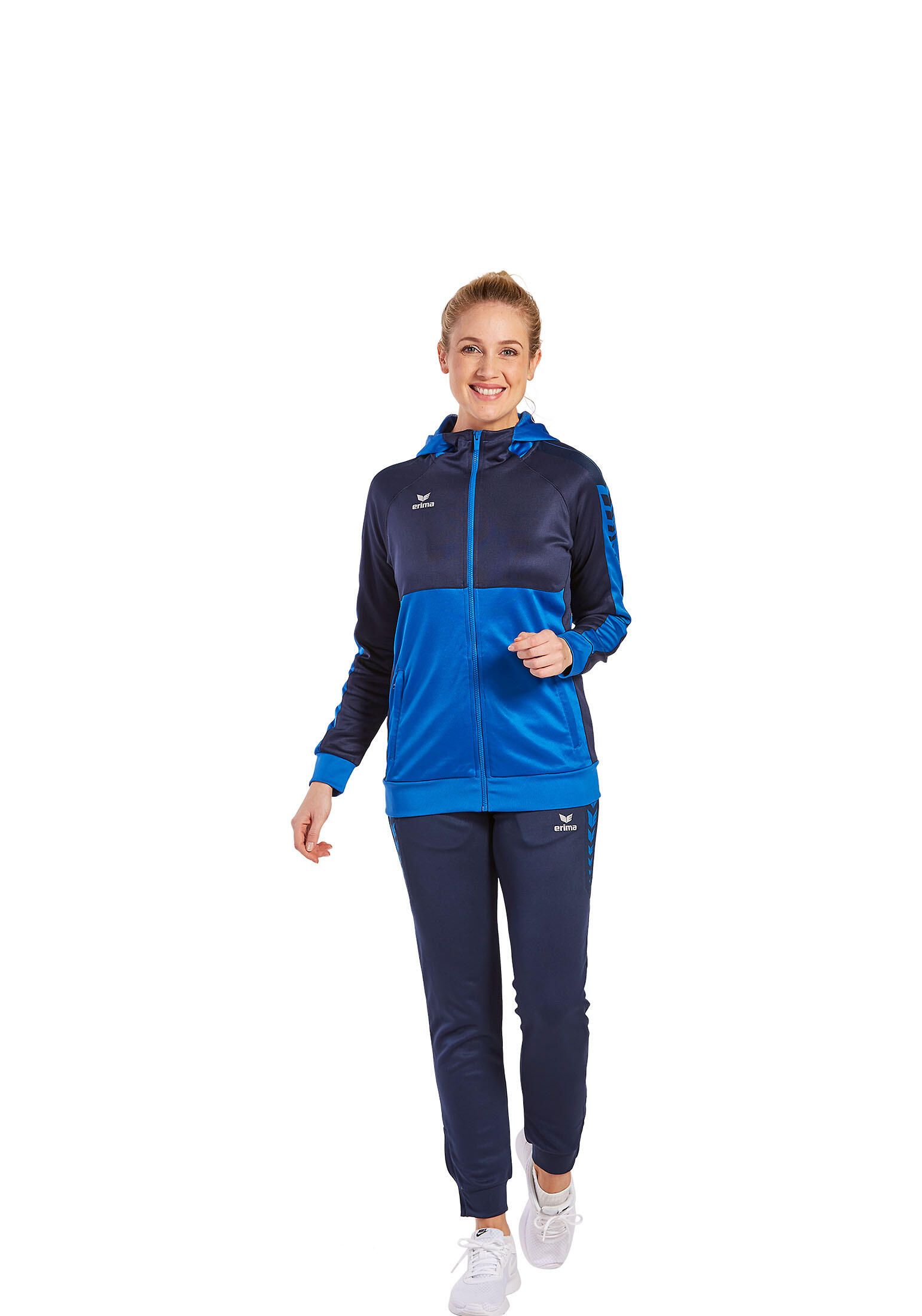 Felpa con cappuccio da allenamento donna Erima Six Wings 3/7