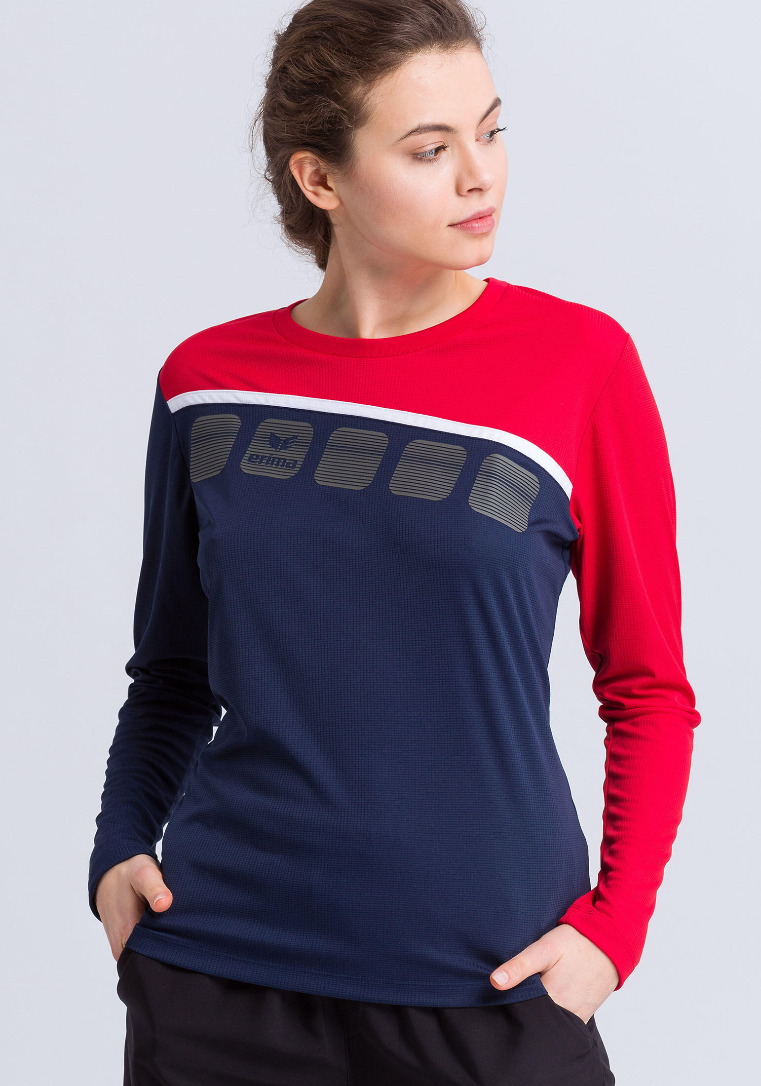 dunkelblau / navyblau / ROT
