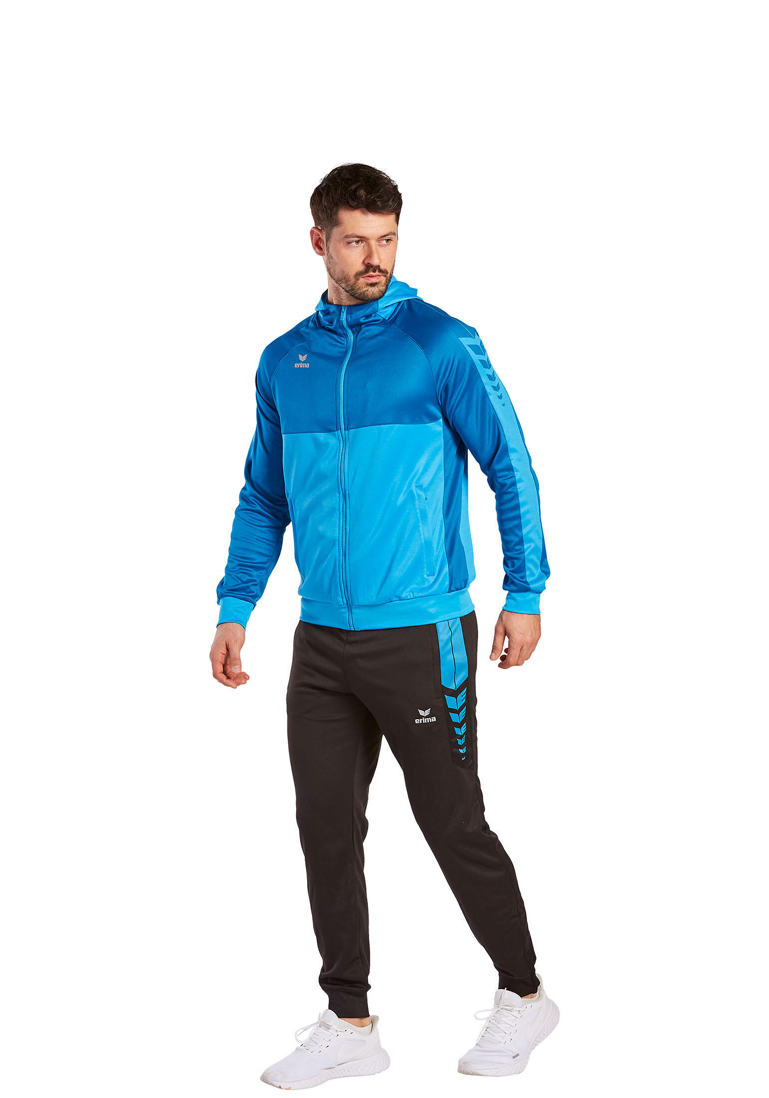 Herren Trainingsjacke mit kapuze Six Wings 3/7