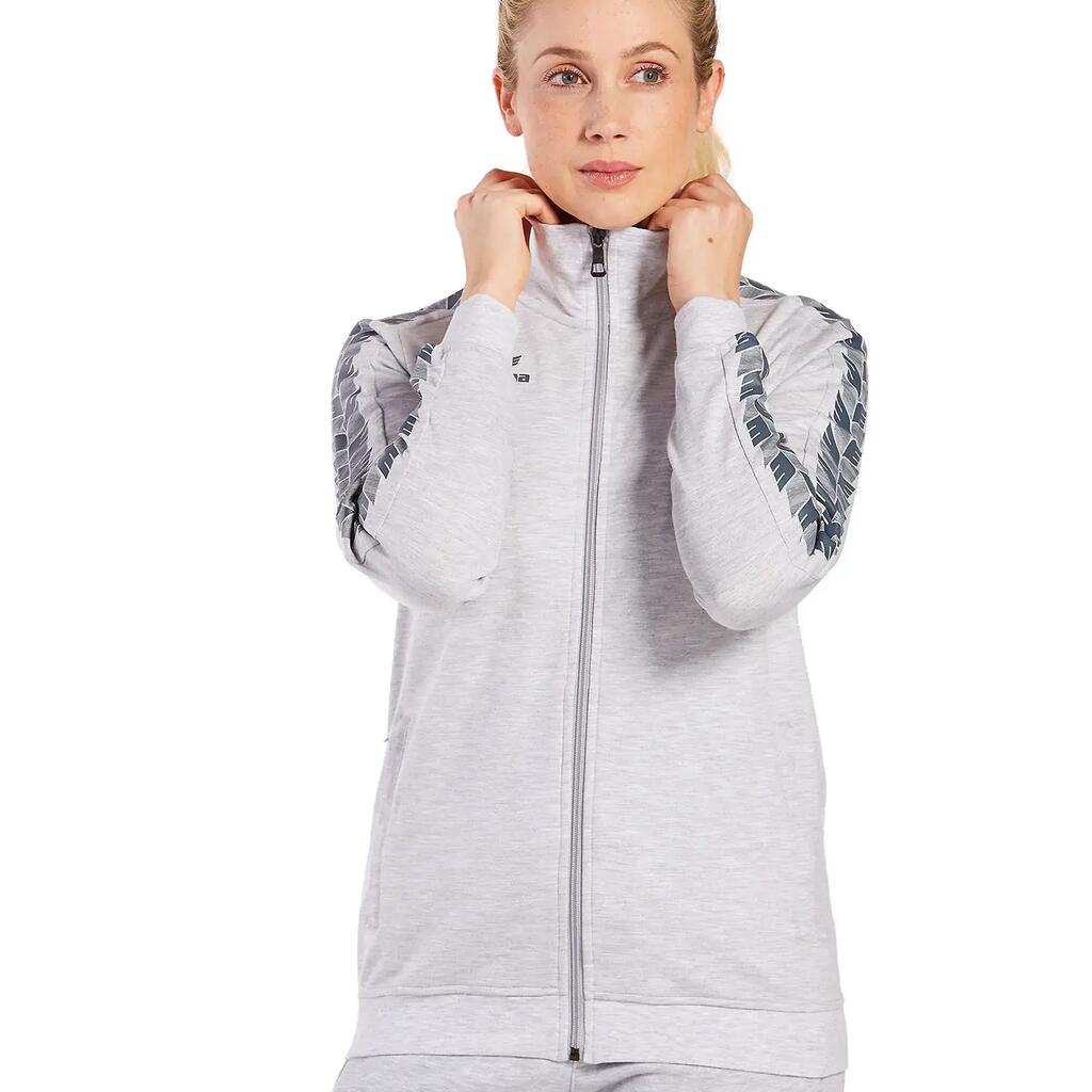 565 Essential Team Retro Fitted Full-Zip Training Jacket - Grey