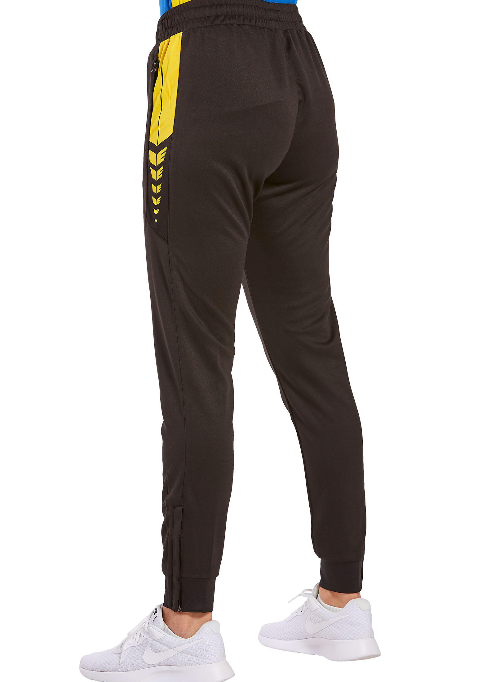 Erima Six Wings Worker Broek Dames - Zwart / Geel 2/7
