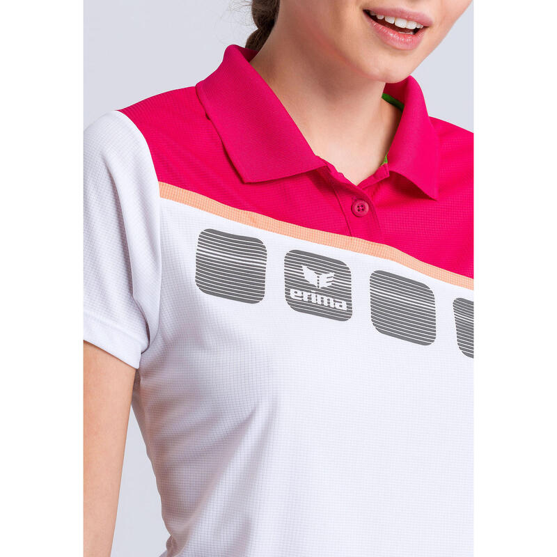 Camisa pólo feminina Erima 5-C