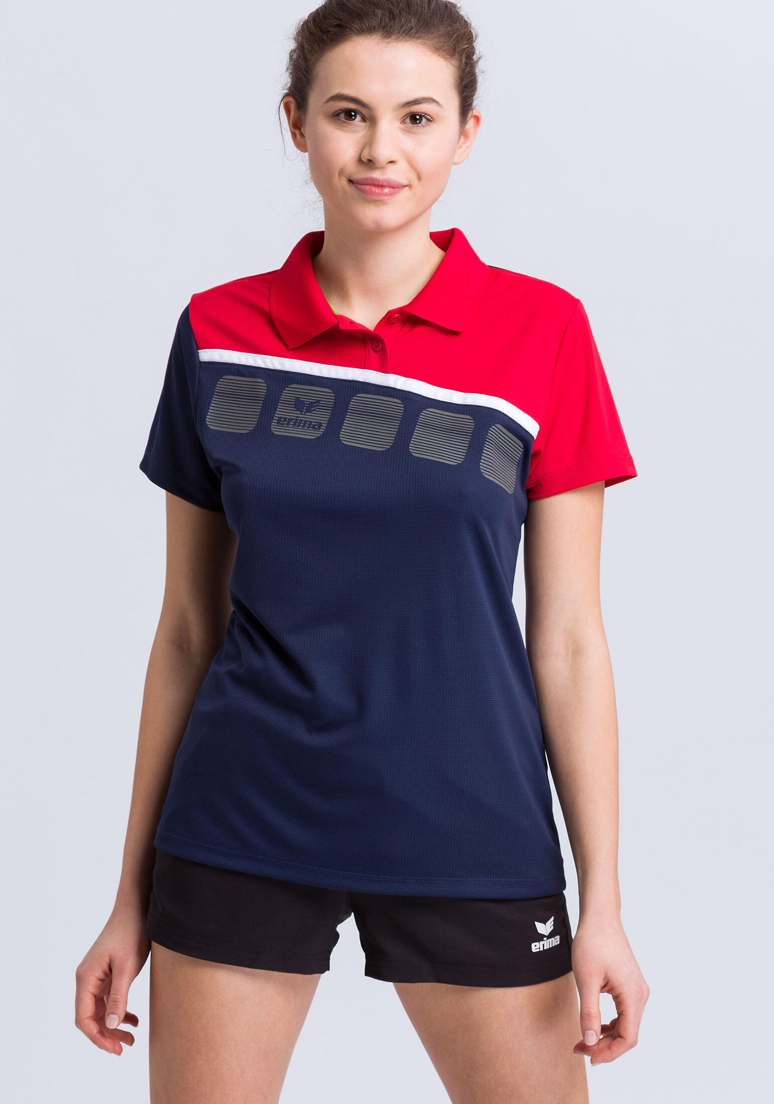 dunkelblau / navyblau / ROT